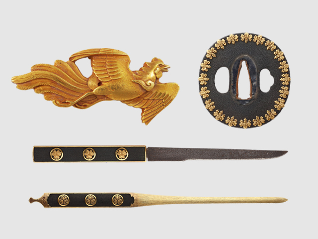 鍔・目貫・小柄・笄・縁頭／ホームメイト