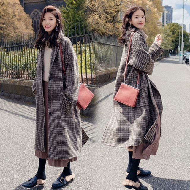 予約販売】チェスターコート レディース コート グレンチェック ロング