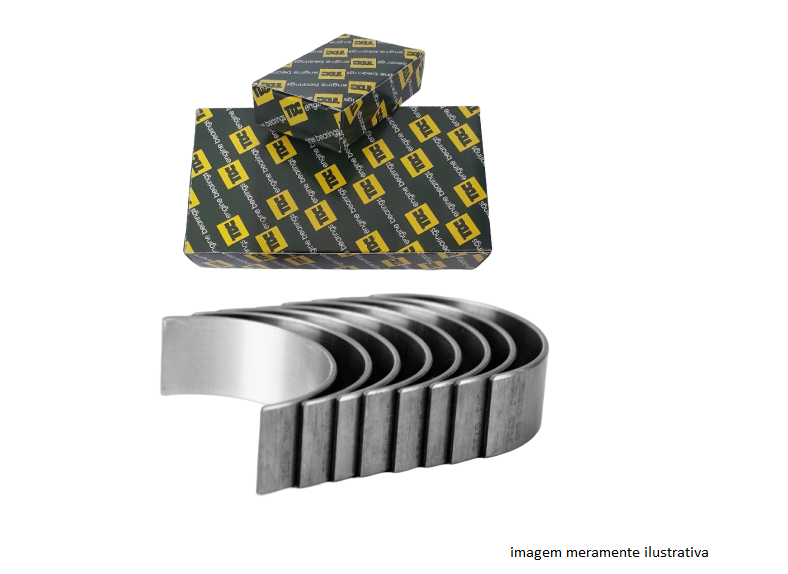 BRONZINA DE BIELA DO MOTOR TOYOTA 1.6/1.8 1ZZ/3ZZ STD - Retifica