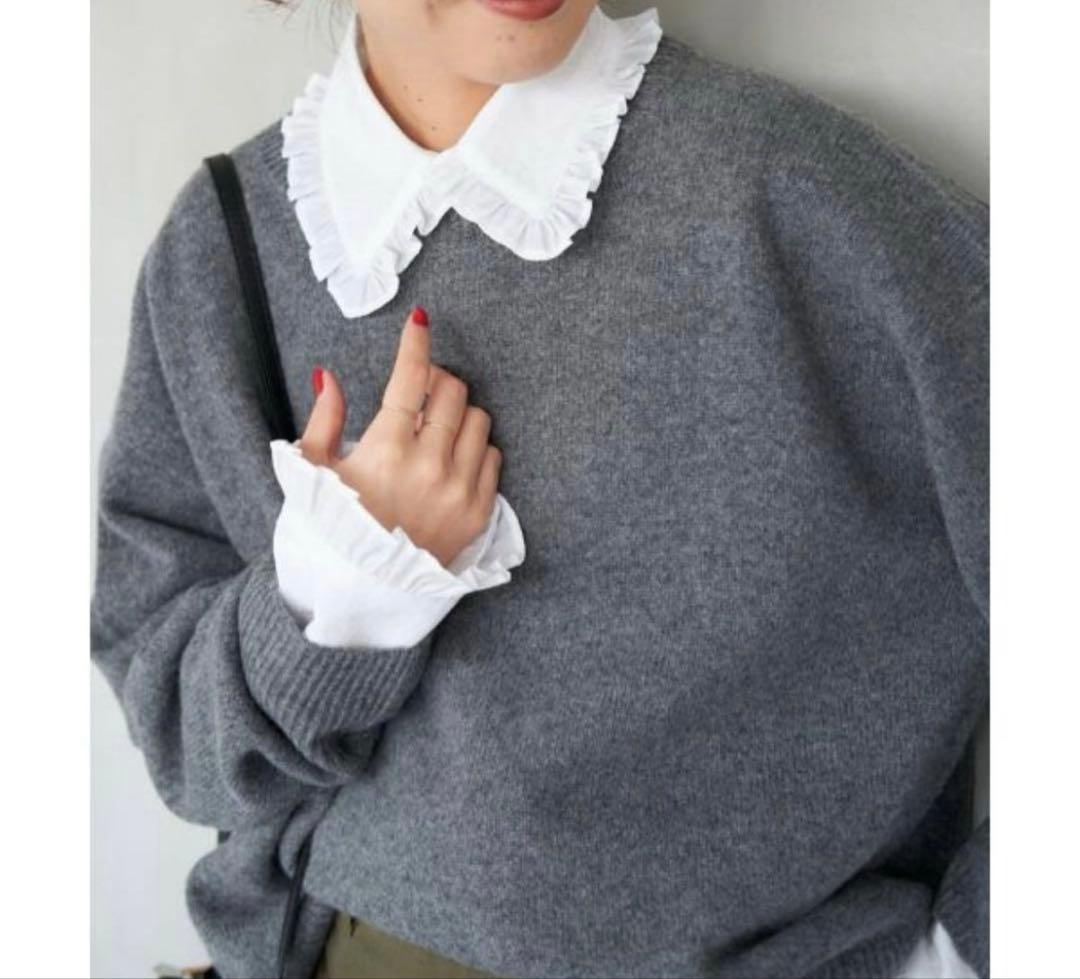 Spick and Span スピック&スパン　フリルカラーブラウス　新品未使用 WEB限定 / 追加》フリルカラーブラウス（シャツ／ブラウス）｜Spick